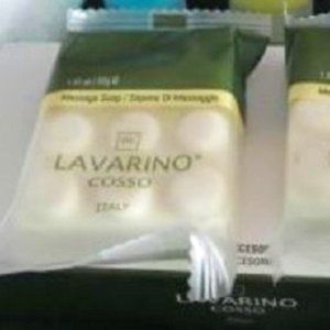 NEW Lavarino Cosso Massage Soaps Lot of 2 1.41 oz/ 40 gr each Made in Italy